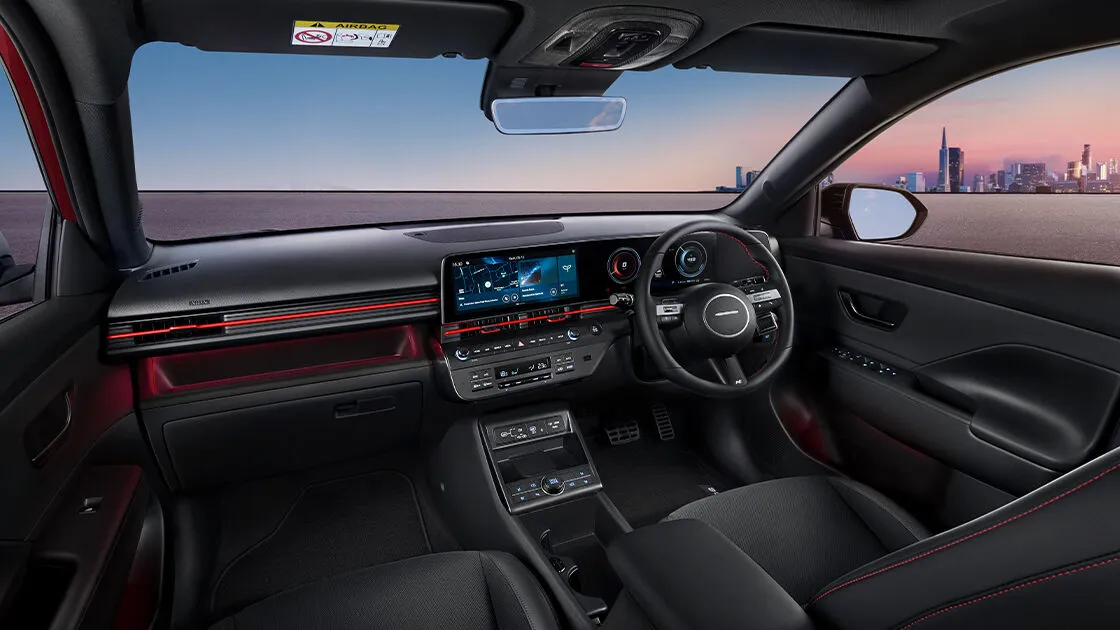 interior Hyundai all new kona electric n line