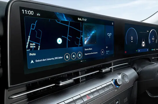 KONA Electric Connected Car Navigation Cockpit (ccNC)