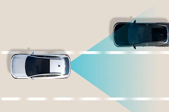 KONA Electric Blind-spot Collision-avoidance Assist (BCA)