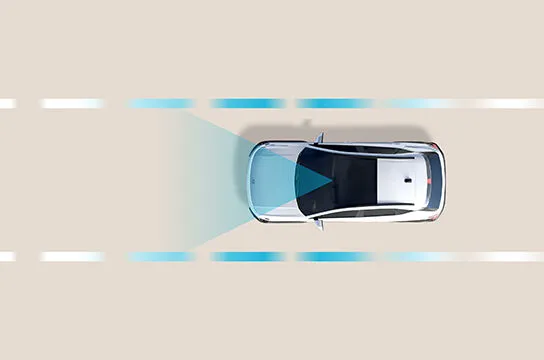 KONA Electric Lane Following Assist (LFA)
