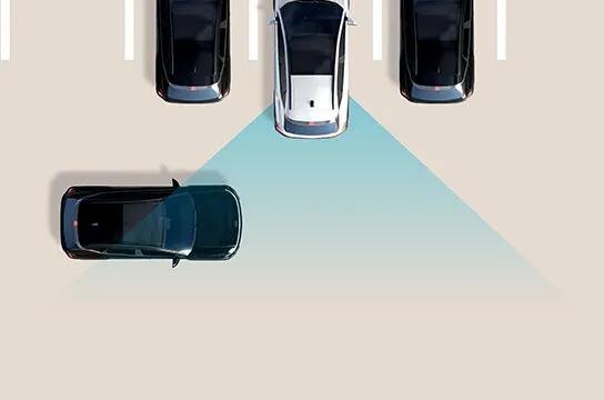 KONA Electric Rear Cross-traffic Collision-Avoidance (RCCA)