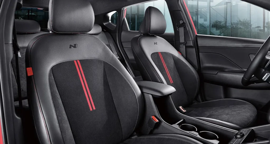 KONA Electric N Line exclusive alcantara combination seats
