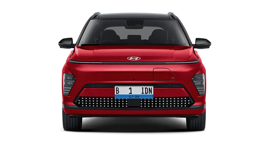 eksterior hyundai kona electric tampak depan
