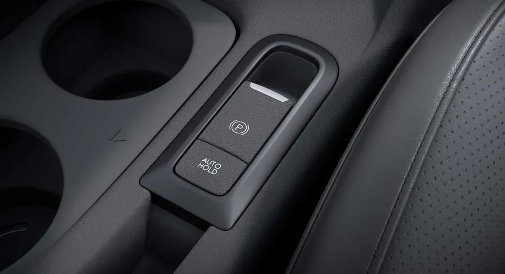 hyundai stargazer essential tech hand brake